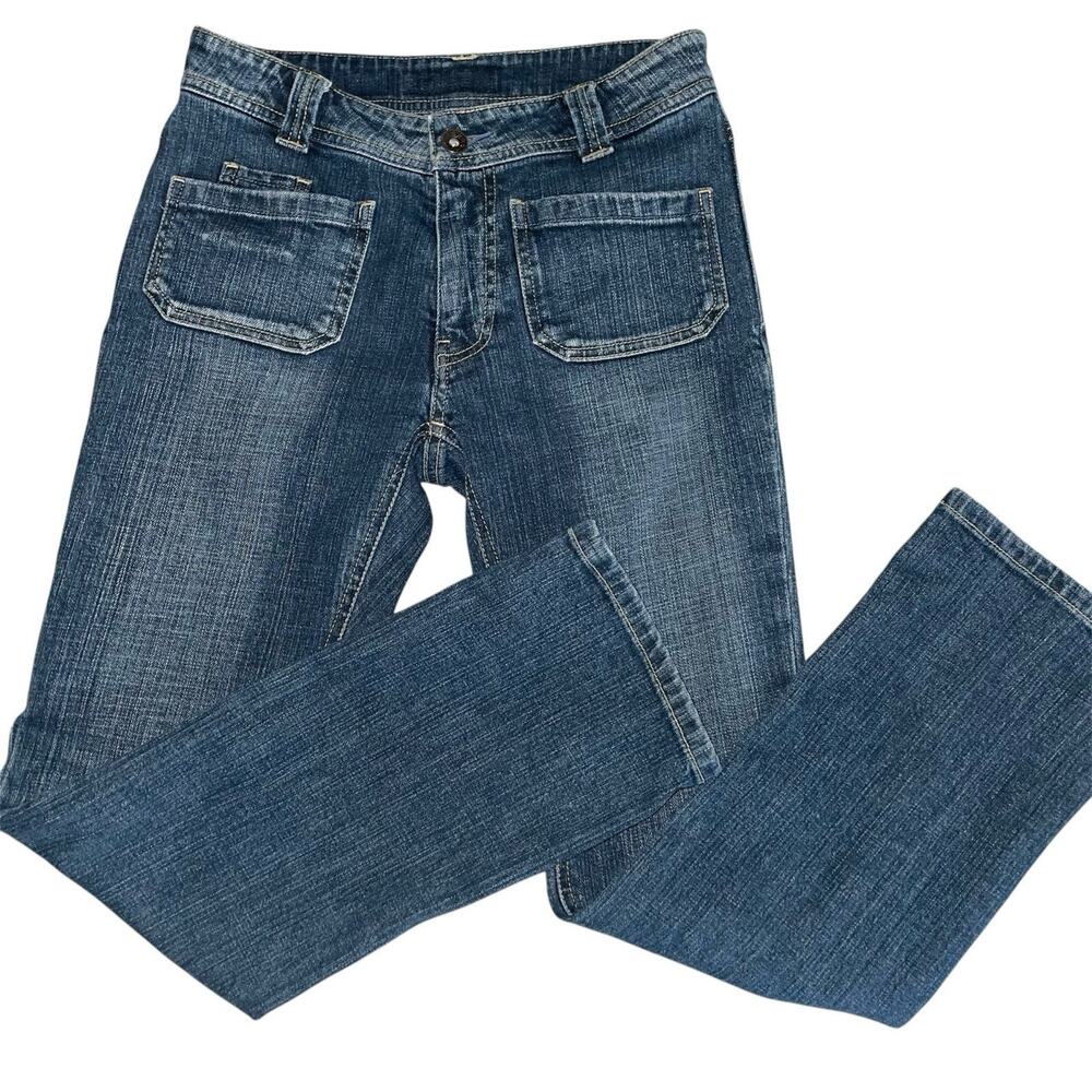 Vintage Japanese Clothing Industry Jeans Size 26 Crop y2k Straight Front Pocket